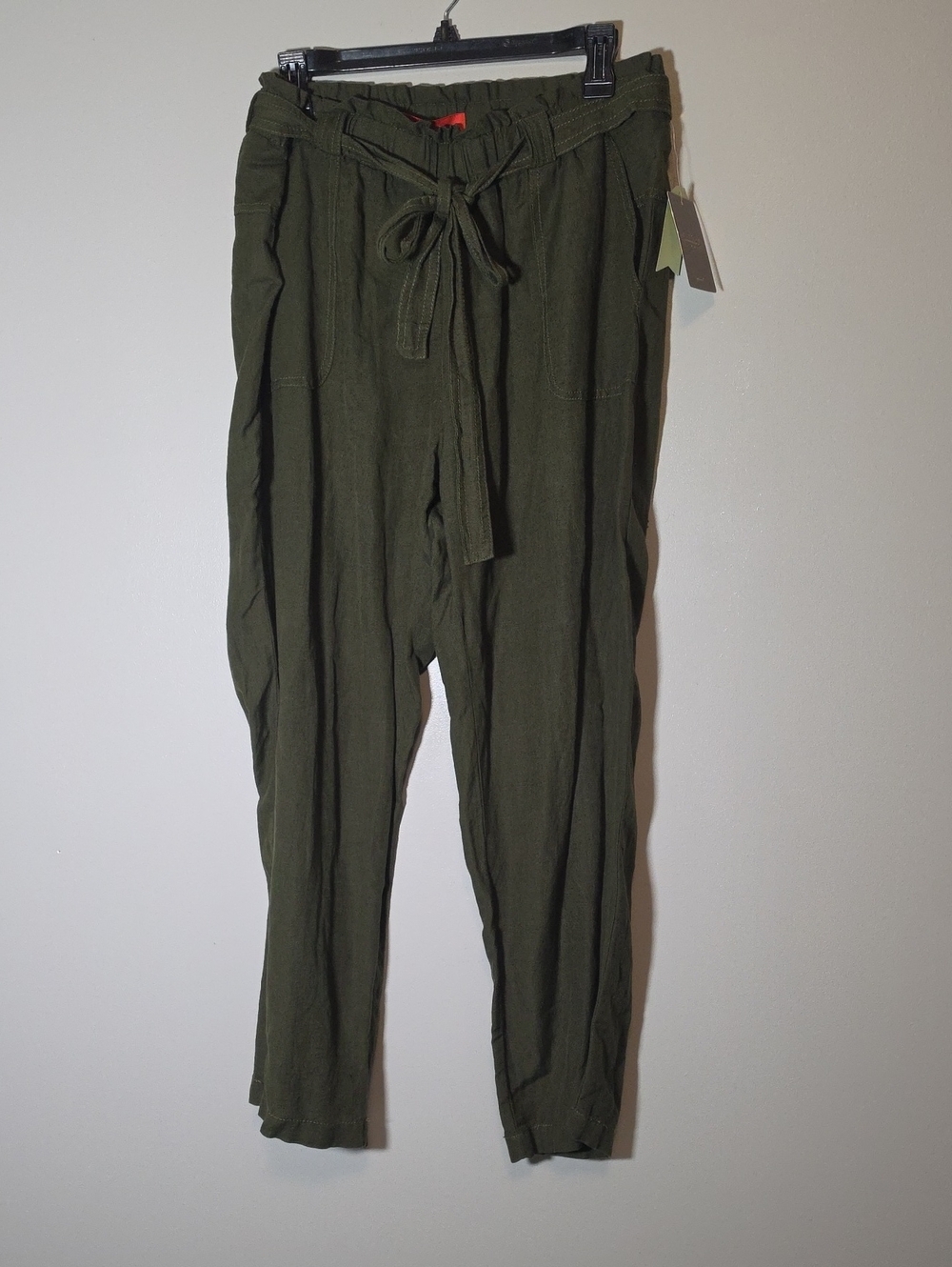 Anthropologie Cartonnier Olive Green Drawstring Joggers